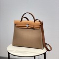 「#4325」Hermès Light Grey Herbag 31CM 「#4325」Hermès Light Grey Herbag 31CM