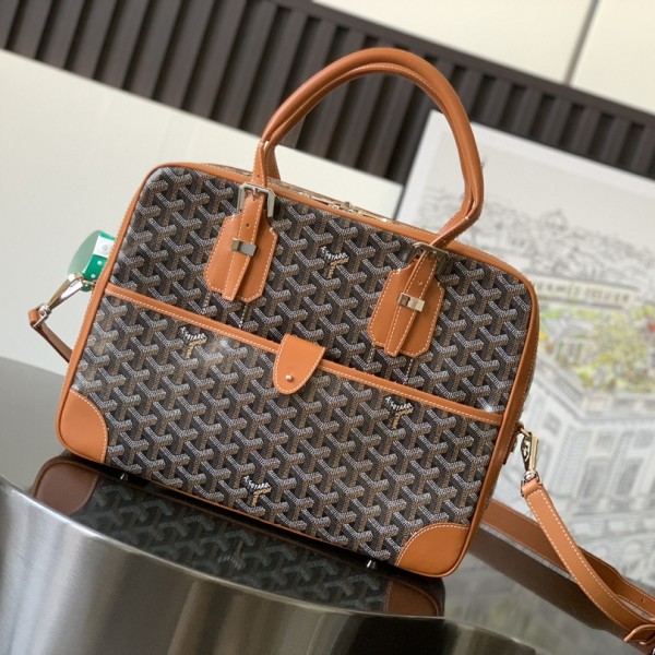 「#6197」Goyard - 0201518 -  27 cm x 7 cm x 35 cm - black and brown