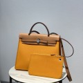 「#4328」 Hermès Turmeric Herbag 31CM 「#4328」 Hermès Turmeric Herbag 31CM