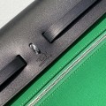 「#4330」 Hermès Bamboo Green Colorblock Herbag 31CM