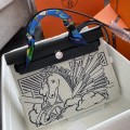「#4338」 Hermès Pegasus Colorblock Herbag 31CM