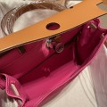 「#4341」 Hermès Magnolia Pink Colorblock Herbag 31CM