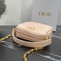 「#2192」 dior 1166  pink  19 x 13 x 4.5cm