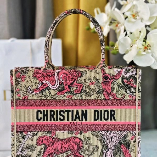 「#2201」 dior 8001  Apricot and red 36.5X27.5X16.5cm